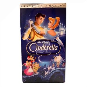 Disney Cinderella Special Edition VHS Paper Slip Cover 2005 Platinum